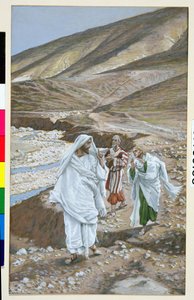 Szent András és Szent János elhívása, illusztráció a Krisztus életéhez, 1886-94 (wc és gouache kartonon) alkotó: James Jacques Joseph Tissot