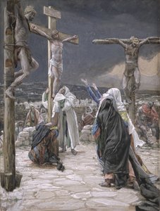 Jézus halála, illusztráció a Krisztus életéhez, 1884-96 körül (Wc és gouache kartonon) alkotó: James Jacques Joseph Tissot