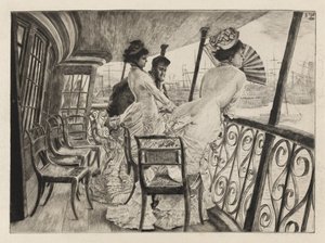 A galéria a H.M.S. Kalkutta Portsmouthban alkotó: James Jacques Joseph Tissot