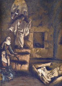 Lázár feltámadása - Lázár feltámadása - "A mi Urunk Jézus Krisztus élete" című filmből - 1899 James Tissot - Urunk Jézus Krisztus élete, Jacques Joseph (Jacques Joseph) Tissot dit James Tissot (1836-) 1902) alkotó: James Jacques Joseph Tissot