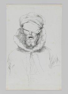 Zsidó típus, illusztráció az Urunk Jézus Krisztus életéből (tinta papíron) alkotó: James Jacques Joseph Tissot