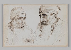 A zsidók típusai, Jeruzsálem, illusztráció a mi Urunk Jézus Krisztus életéből (tinta papíron) alkotó: James Jacques Joseph Tissot