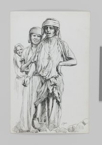 Geba asszonyai, Szamária, illusztráció a mi Urunk Jézus Krisztus életéből alkotó: James Jacques Joseph Tissot