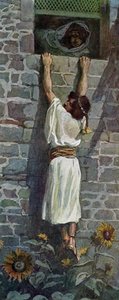David megszökik J James Tissottól – Biblia alkotó: James Jacques Joseph after Tissot