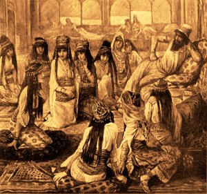 Salamon és háremje J James Tissot - Biblia (Királyok könyve)
