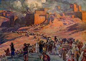 A foglyok menekülése, szerző: Tissot - Biblia