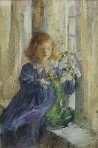 A zöld váza (olaj, vászon) alkotó: James Jebusa Shannon