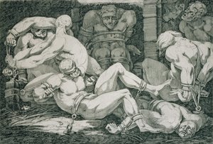 Ugolino és fiai az éhínség tornyában, 18. század alkotó: James Jefferys