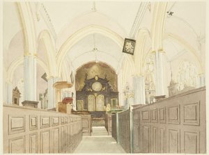 A Szent Péter-templom belseje alkotó: James Johnson