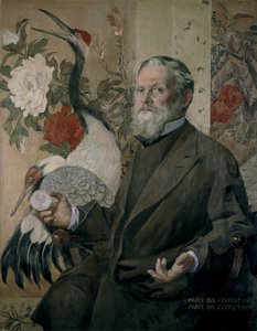 Frank Brangwyn (1867-1956) portréja (olaj, vászon)