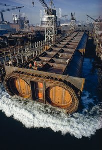 A BART, a Bay Area Rapid Transit tömegközlekedési rendszer alagútjának egy szakasza... alkotó: James L Stanfield