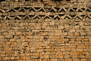 Kőfal a GREAT ZIMBABWE RUINS-nál, ZIMBABWE. . alkotó: James L Stanfield