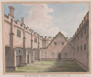 Herstmonceux-kastély, East Sussex: A csirkeudvar