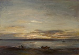 Golden Sunset, Fairlie (olaj, vászon)