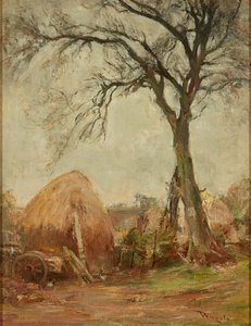 Tavasz a farmon, Currie (olaj, vászon)
