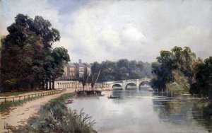 Cholmondeley Walk, a Richmond Bridge felé nézve