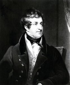 John Cam Hobhouse, Charles Turner nyomtatványa, 1834 (mezzotint) alkotó: James Lonsdale