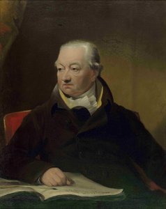 Johann Peter Salomon hegedűművész és zeneszerző portréja 1745-1815, c. 1815.