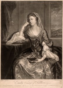 Emily, Kildare grófnője alkotó: James MacArdell