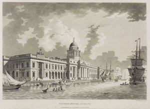 A vámház, Dublin, 1792