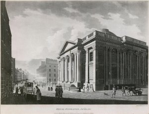 A Royal Exchange (ma City Hall), Cork Hill, Dublin alkotó: James Malton
