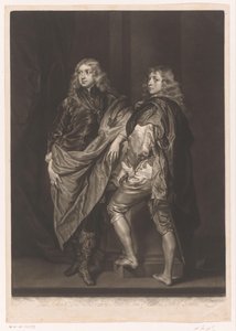 John és Bernard Stuart portréja alkotó: James McArdell