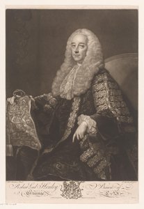 Robert Henley portréja Robert Lord Henley Grainge bárója (cím a tárgyon)
