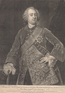 Károly herceg, Richmond, Lenox és Aubigny 2. hercege alkotó: James McArdell