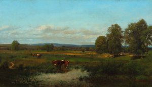 Tehenek a legelőn 1870 (Olaj, vászon)