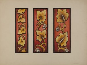 Festett üveg, c. 1937. alkotó: James McLellan