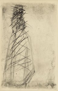 [76] Lenyomatok a Whistler - Fumette Standing törölt lemezeiről. alkotó: James Abbott McNeill Whistler
