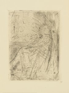 [76] Benyomások a Whistler – Maude, Ülő – törölt lemezeiről. alkotó: James Abbott McNeill Whistler
