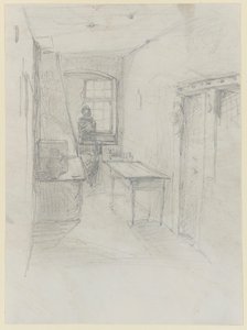Egy konyha Lutzelbourgban alkotó: James Abbott McNeill Whistler