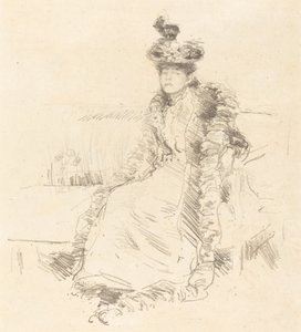 Ülő hölgy alkotó: James Abbott McNeill Whistler