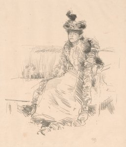 Ülő hölgy alkotó: James Abbott McNeill Whistler