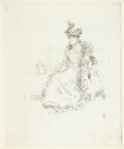 Ülő hölgy alkotó: James Abbott McNeill Whistler