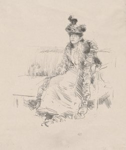 Ülő hölgy alkotó: James Abbott McNeill Whistler