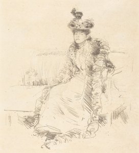 Ülő hölgy alkotó: James McNeill Whistler
