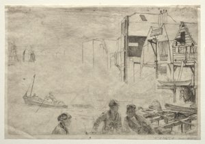 Egy rakpart alkotó: James McNeill Whistler