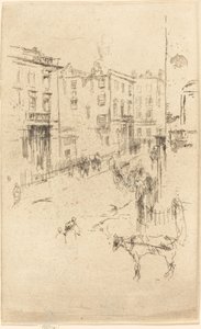 Alderney Street alkotó: James Abbott McNeill Whistler