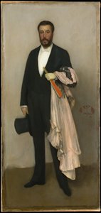 Kompozíció testszínben és feketében: Theodore Duret portréja alkotó: James McNeill Whistler