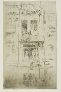 Erkély, Amszterdam alkotó: James Abbott McNeill Whistler