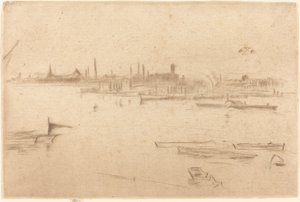 Battersea: Hajnal alkotó: James Abbott McNeill Whistler