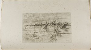 Battersea Reach alkotó: James Abbott McNeill Whistler