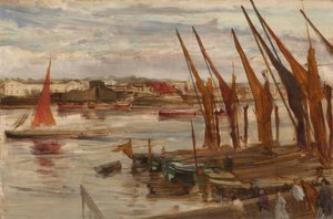 Battersea Reach alkotó: James McNeill Whistler