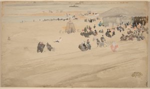 Tengerparti jelenet alkotó: James McNeill Whistler