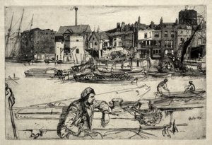 Black Lion kikötő alkotó: James McNeill Whistler