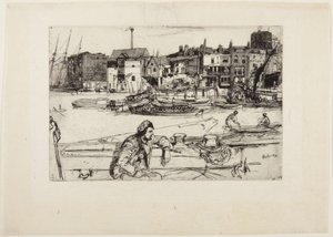 Fekete Oroszlán rakpart alkotó: James McNeill Whistler