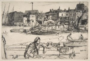 Fekete Oroszlán rakpart alkotó: James McNeill Whistler