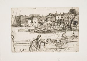 Fekete Oroszlán rakpart alkotó: James McNeill Whistler